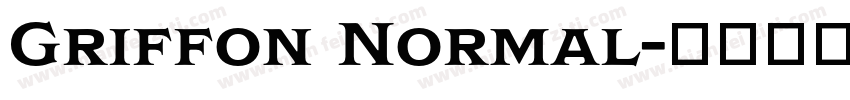 Griffon Normal字体转换